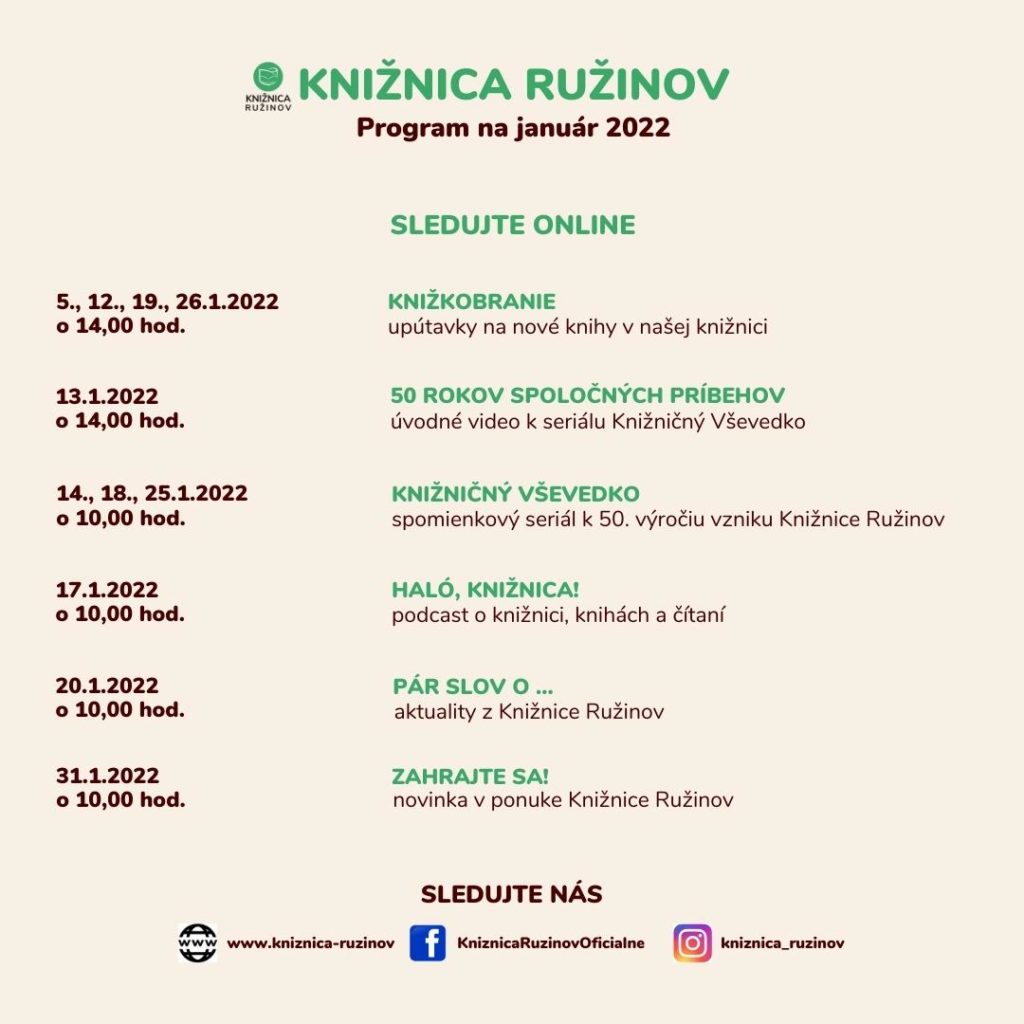 Program KR na január 2022