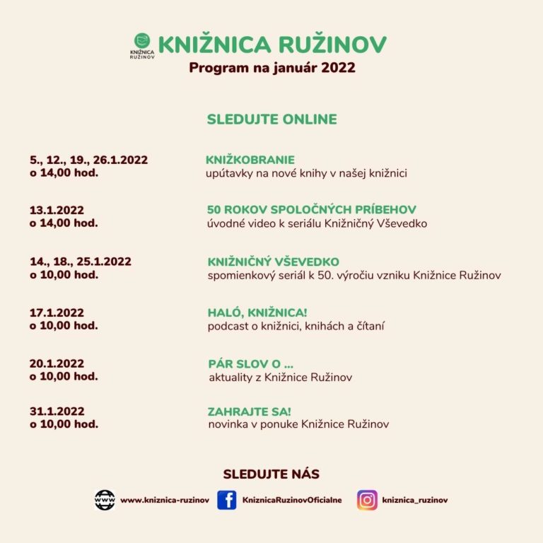 Program KR na január 2022