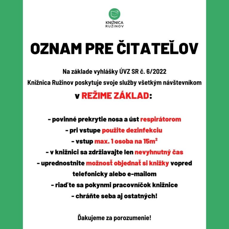 Oznam od 19.1.2022Oznam od 19.1.2022